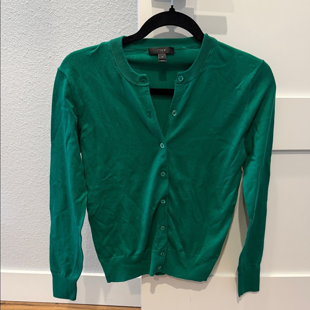 J. Crew Teal Men's Cardigan Sweater